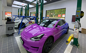 鄭州萬通汽車學校_特斯拉實訓室
